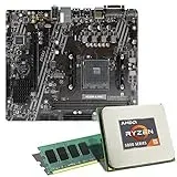 Mainboard Bundle | AMD Ryzen 5 5500 6x3600 MHz, MSI A520M-A Pro, 8 GB DDR4-RAM, 1x M.2 Port, 4X SATA 6Gb/s, USB 3.1 Gen1 | Tuning Kit | CSL PC Aufrüstkit