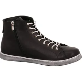 Andrea Conti Damen High Top Sneaker Schnürer Leder dynamisch 0341500, Schwarz 39