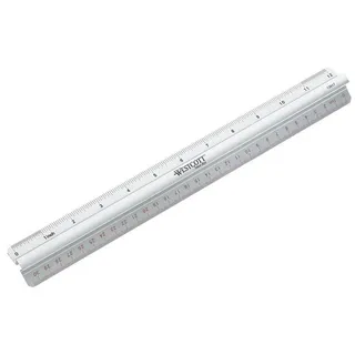 Westcott Lineal 30,0 cm, silber