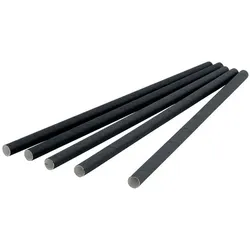 greenbox - Papier-Jumbo-Trinkhalme 23 cm, Ø 0,8 cm, schwarz, 3450 St.