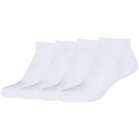CAMANO Sneakersocken 4er Pack Weiß 43-46