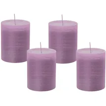 Wiedemann Kerzen Rustik-Kerze 90 x 58 mm lila