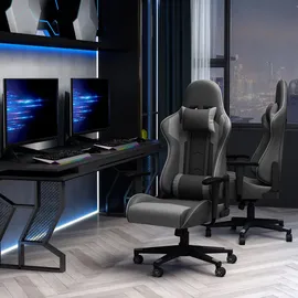 Vinsetto Ergonomischer Bürostuhl Kunstleder Schwarz