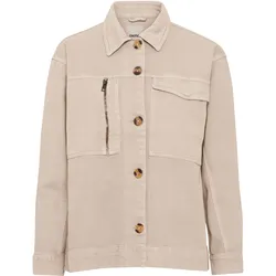 Funktionsjacke OXMO "Übergangsjacke OXTami", Damen, Gr. M, beige (cement), Obermaterial: 100% Baumwolle CO., Jacken Funktionsjacke