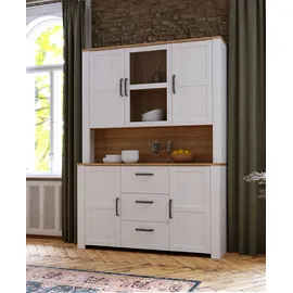 Forte Buffet Toneo 146,1 x 42 x 205,4 mehrfarbig
