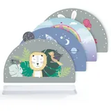 Hama Kinderregal HAMA 4 Wandsticker Metall weiß