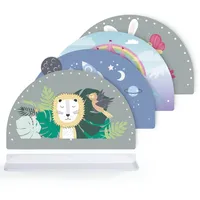 Hama Kinderregal HAMA 4 Wandsticker Metall weiß