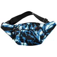 SUSINO Umhängetasche aus Polyester Gürteltasche mit 3 Fächern sicherer