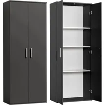 Procontour Schrank Clara 64 x 34 x 167 cm Grau