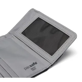 Pacsafe RFIDsafe Trifold Wallet Unisex Geldbörse schwarz