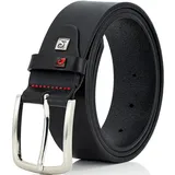 Pierre Cardin Ledergürtel schwarz - 90