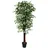 Decovego Kunstpflanze Ficus Benjamin, Kunstbaum im Topf, mit Echtholzstamm, Höhe 180 cm