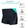 Aquarti Badehose Gestreift mit Motiven Grün/Schwarz 158