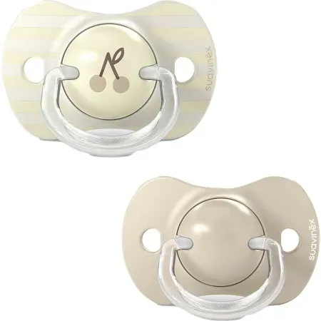 Suavinex Birdies Symmetrische Schnuller SX Pro +18 Monate Beige 2 Stück