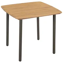 vidaXL Garten-Esstisch 80 x 80 x 72 cm braun