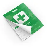Flexeo Meldeblock DIN A5, 50 Blatt, Hochformat, gemäß DGUV