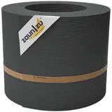 zaunzu® zaun|zu® Sichtschutz Rille PP für Doppelstabmatten zaun Anthrazit 26m