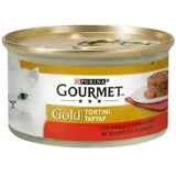 Gold Patties mit Rindfleisch und Tomaten Purina 85 Gramm - Gourmet