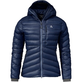 Schöffel Damen Tschierval Down Jacke (Größe L, blau)