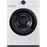 Midea MF200W80B-E Waschmaschine / 8KG Fassungsvermögen / Energieeffizienzklasse B / HealthGuard-System / Nachlegefunktion / 1400 U/min / Turbo Wash / Steam Care / Eco 40-60, Weiß