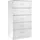 Baroni Home Kommode 60 x 110 x 40 cm Weiß