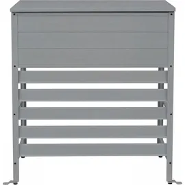 MCW Aluminium Verkleidung für Klimaanlage/Wärmetauscher MCW-P94 110x96x43cm Grau