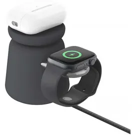 Belkin BoostCharge Pro Kabellose 2-in-1-Ladestation mit MagSafe (15 W), grau - Grau