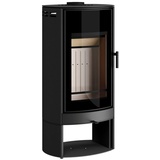 Hajduk Kaminofen ARCO F2| 7 kW| mit Holzmulde| Schwarz
