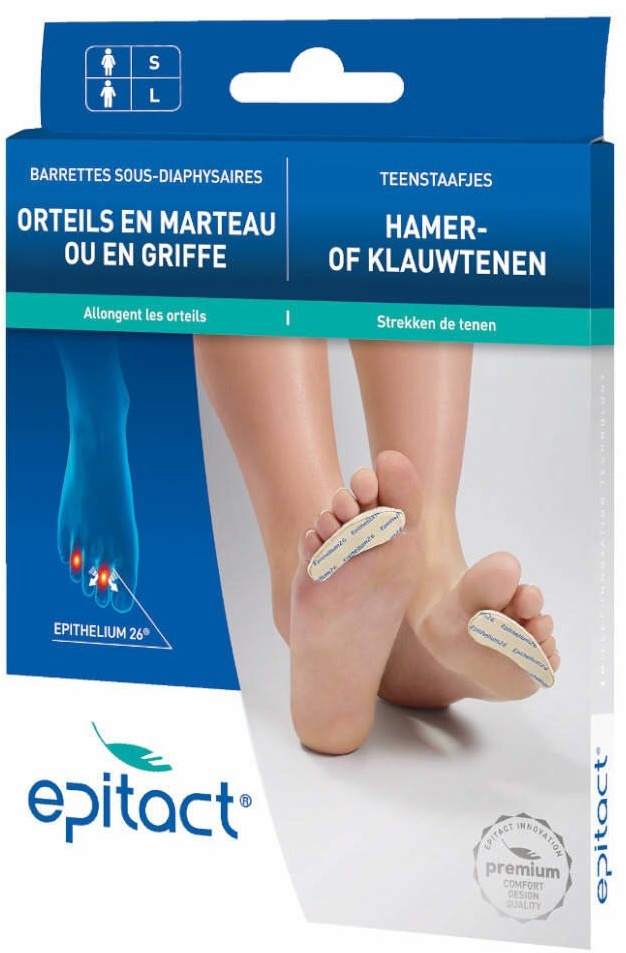 epitact® Orteils en Marteau ou en Griffe Femme Gel Silicone S 1 pc(s) bandage(s)
