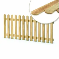 Gartenpirat Gartenzaun aus Zaunlatten Kiefer impägniert braun 120 cm