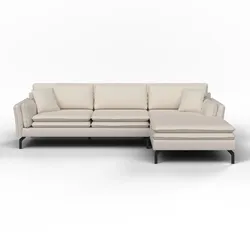 Wohnlandschaft Lani Creme Webstoff