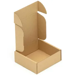 KK Verpackungen 100 Maxibriefkartons 115 x 115 x 45 mm Post Versandkartons Wellpappe Kartons braun