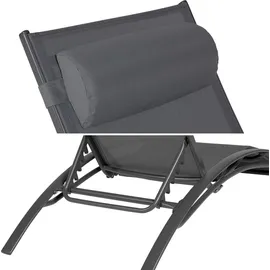 Happy Garden Galapagos 2er Set Liegen 195 x 65 x 22 cm Grau