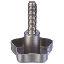 ganter norm 5334-40-M8-30 Edelstahl-Sterngriffschrauben, Werkstoff 1.4301 (A2)