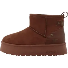 Mustang Damen Stiefelette gefüttert braun - Braun - 36