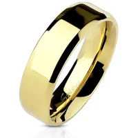 Order & Smile Schmuck Partnerring Partnerring gold: Edelstahl Ring goldfarben 52