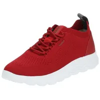 GEOX Sneaker Lederimitat/Textil Sneaker rot 41 EU