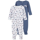 NAME IT 2er Set Jungen Schlafstrampler Bering Sea 62 - 62