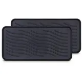 BestLivings Schuhabtropfschale 38 x 78 cm Schwarz