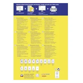 Avery Zweckform Etiketten 3490 weiß 70,0 x 36,0 mm