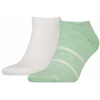 Tommy Hilfiger Sneaker 2P M - Kurze Socken - Herren - Green/White - 43/46