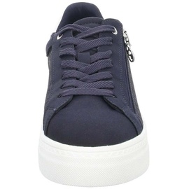 TAMARIS Damen Sneaker Plateau Reißverschluss 1-23313-41, Größe:39 EU, Farbe:Blau