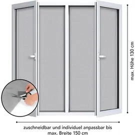 EasyMaxx Fenster-Moskitonetz 150 x 130 cm