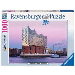 Ravensburger Puzzle Elbphilharmonie Hamburg, 1000 Puzzleteile bunt