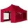 TOOLPORT Faltpavillon 3 x 6 m inkl. 4 Seitenteile Rot