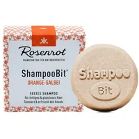 Rosenrot Festes Shampoo Orange-Salbei 60 g