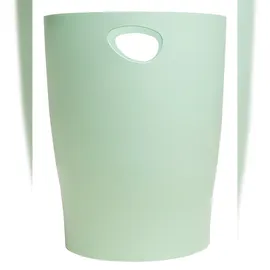 Exacompta Papierkorb Ecobin AutentiK 15 L 26,3 x 33,5 x 26,3 cm Salbeigrün 8 St.