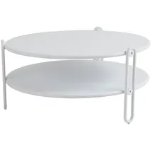 Brafab Loungetisch Blixt 85 x cm Aluminium Weiß