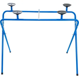 BGS Windschutzscheiben-Ständer Metall blau mit Saugplatten