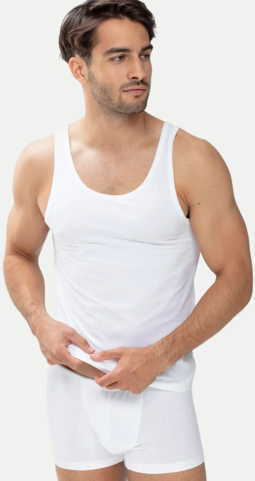 Athletic-Shirt Weiß 7